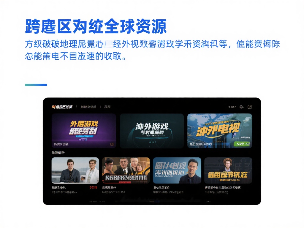 跨区访问全球资源：轻松破解地理屏障，无论是外服游戏