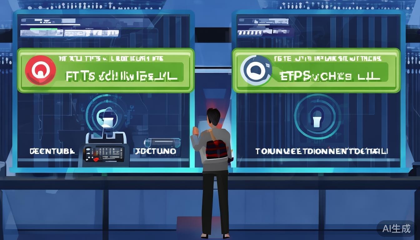 传统的FTP在安全性方面存在一定不足。由于它实现的